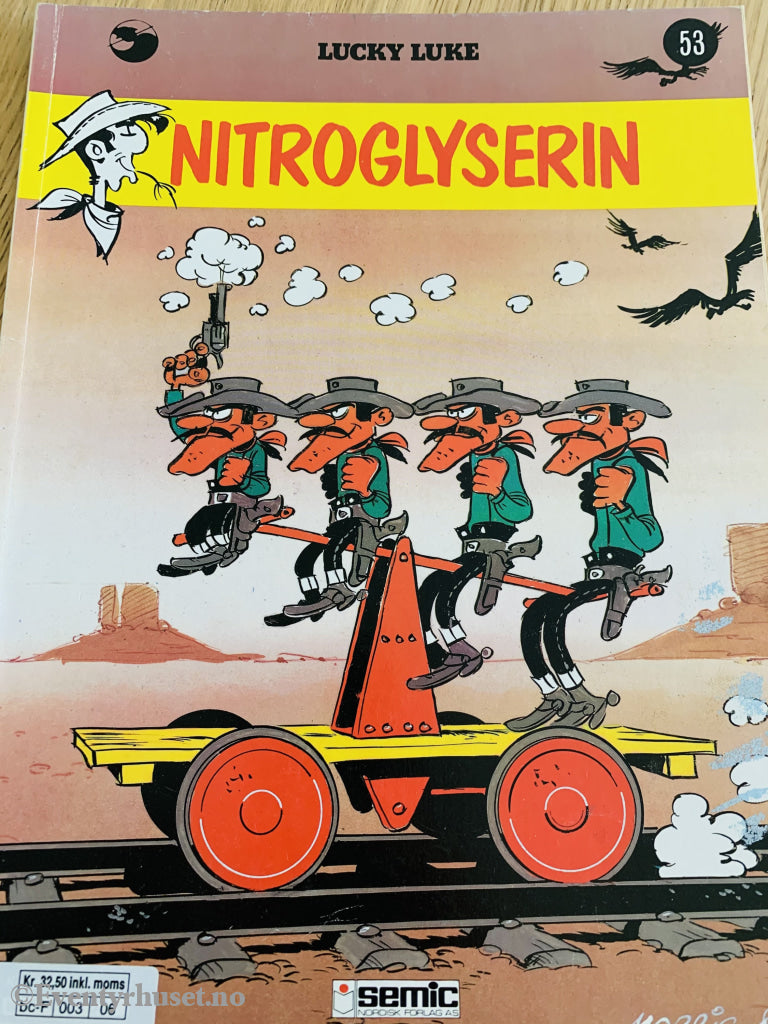 Lucky Luke 53. Nitroglyserin. 1986/87. Tegneseriealbum