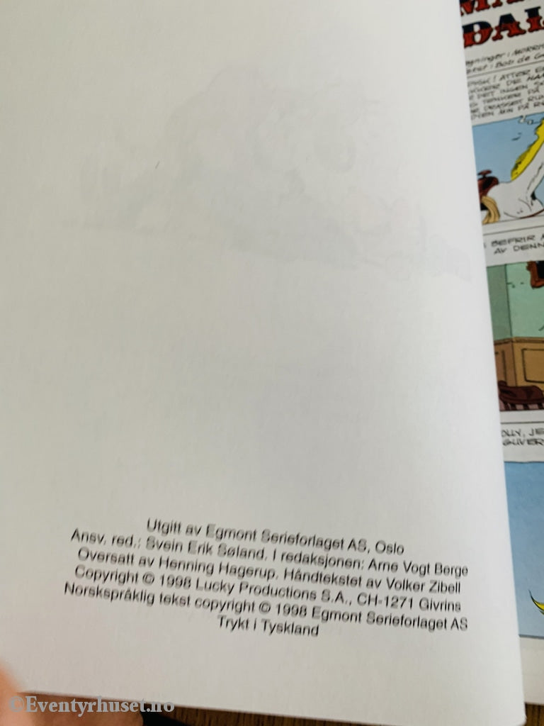 Lucky Luke 64. Marcel Dalton - Familiens Sorte Får. 1998. Tegneseriealbum