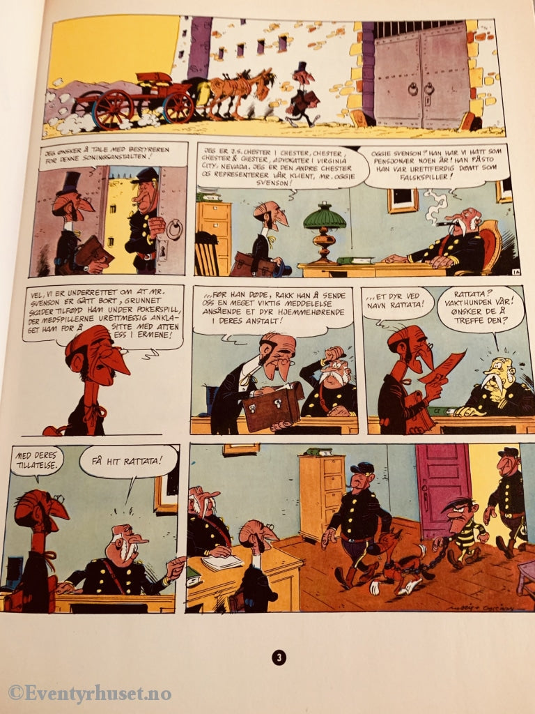 Lucky Luke - Arvingen Rattata. 1987. Seriesamlerklubben. Seriesamlerklubben