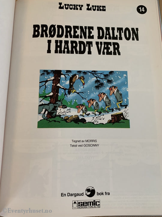 Lucky Luke - Brødrene Dalton I Hardt Vær. 1994. Seriesamlerklubben. Seriesamlerklubben