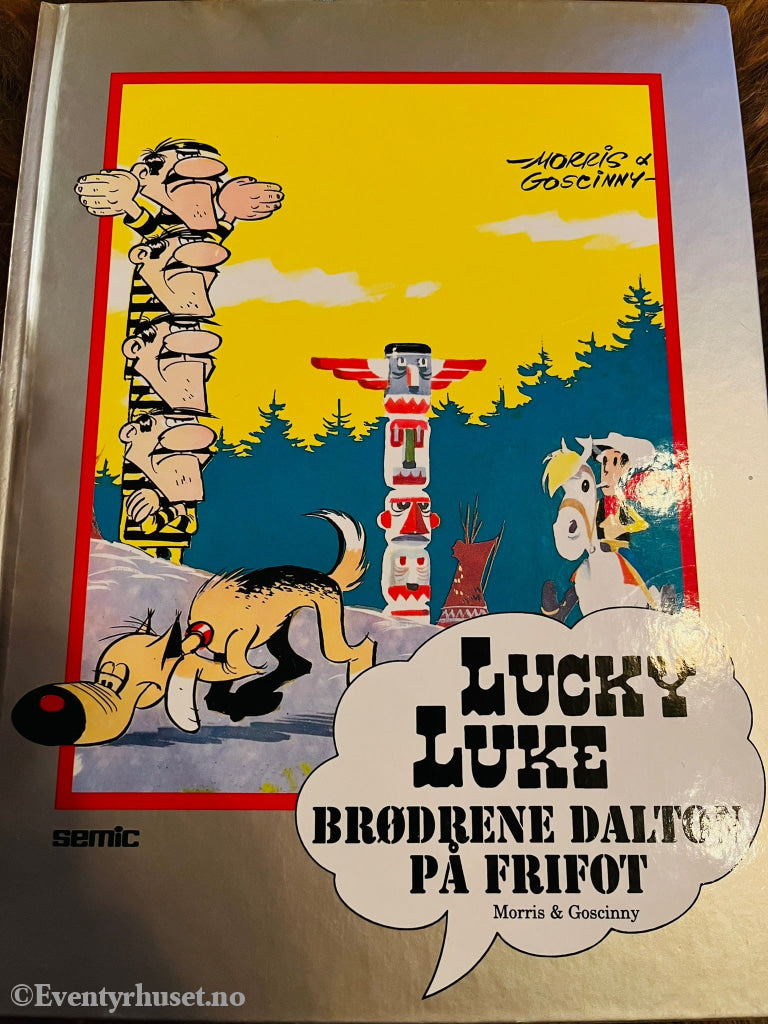 Lucky Luke - Brødrene Dalton På Frifot. Seriesamlerklubben. Seriesamlerklubben