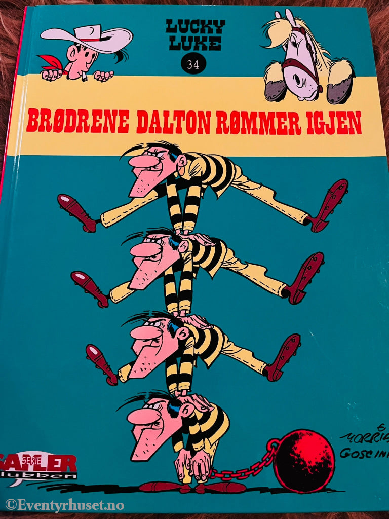 Lucky Luke - Brødrene Dalton Rømmer Igjen. Seriesamlerklubben. Seriesamlerklubben