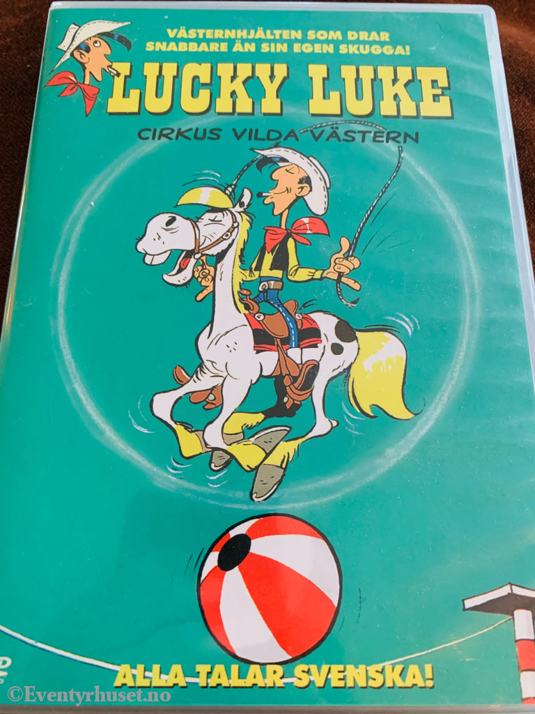 Lucky Luke. Cirkus Vilda Västern. DVD. Svensk utgave. DVD