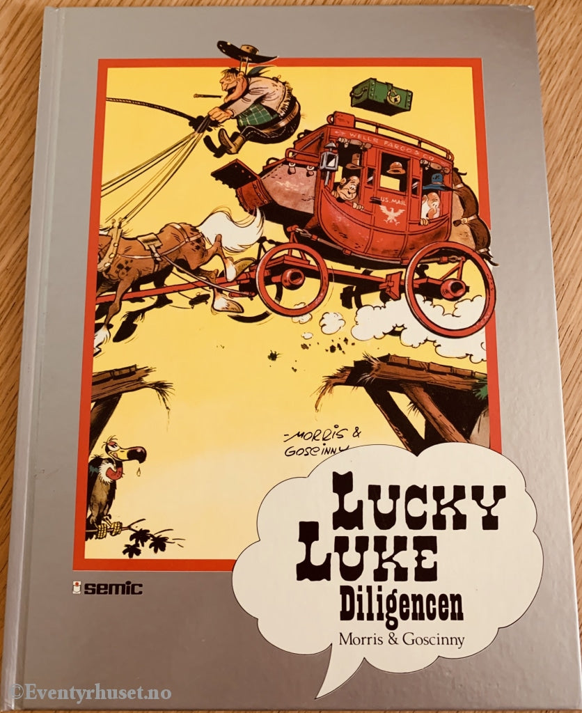 Lucky Luke - Diligencen. 1988. Seriesamlerklubben. Seriesamlerklubben