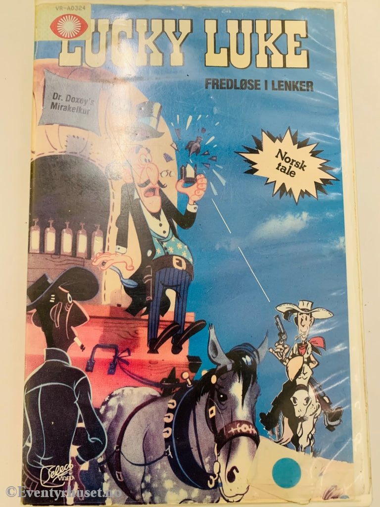 Lucky Luke. Fredløse I Lenker. 1984. Vhs Big Box.