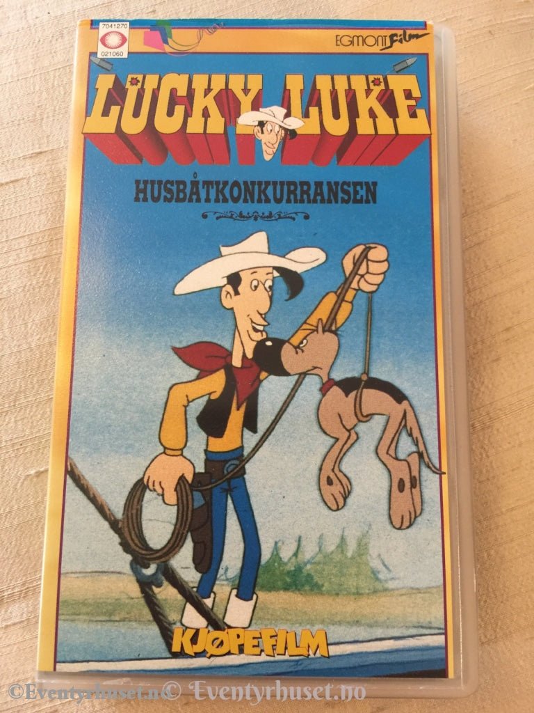 Lucky Luke - Husbåtkonkurransen. 1983. Vhs. Vhs