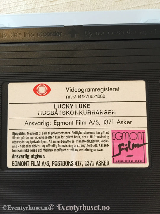 Lucky Luke - Husbåtkonkurransen. 1983. Vhs. Vhs