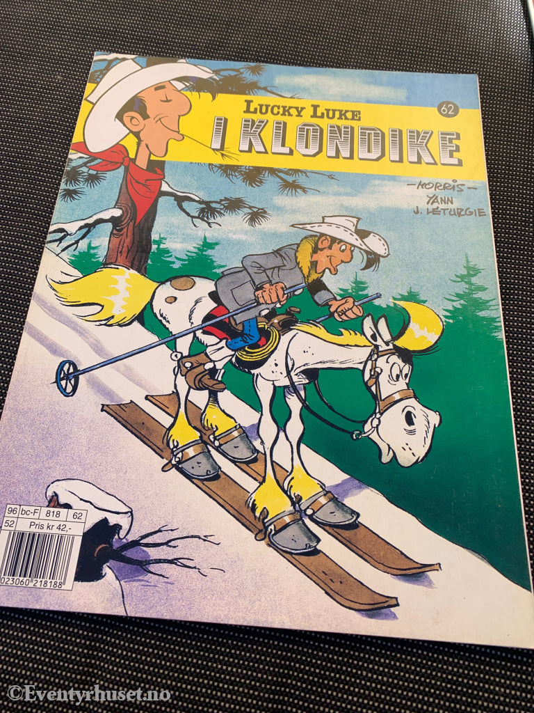 Lucky Luke – I Klondike (nr. 62, ca. 1996). Tegneseriealbum.
