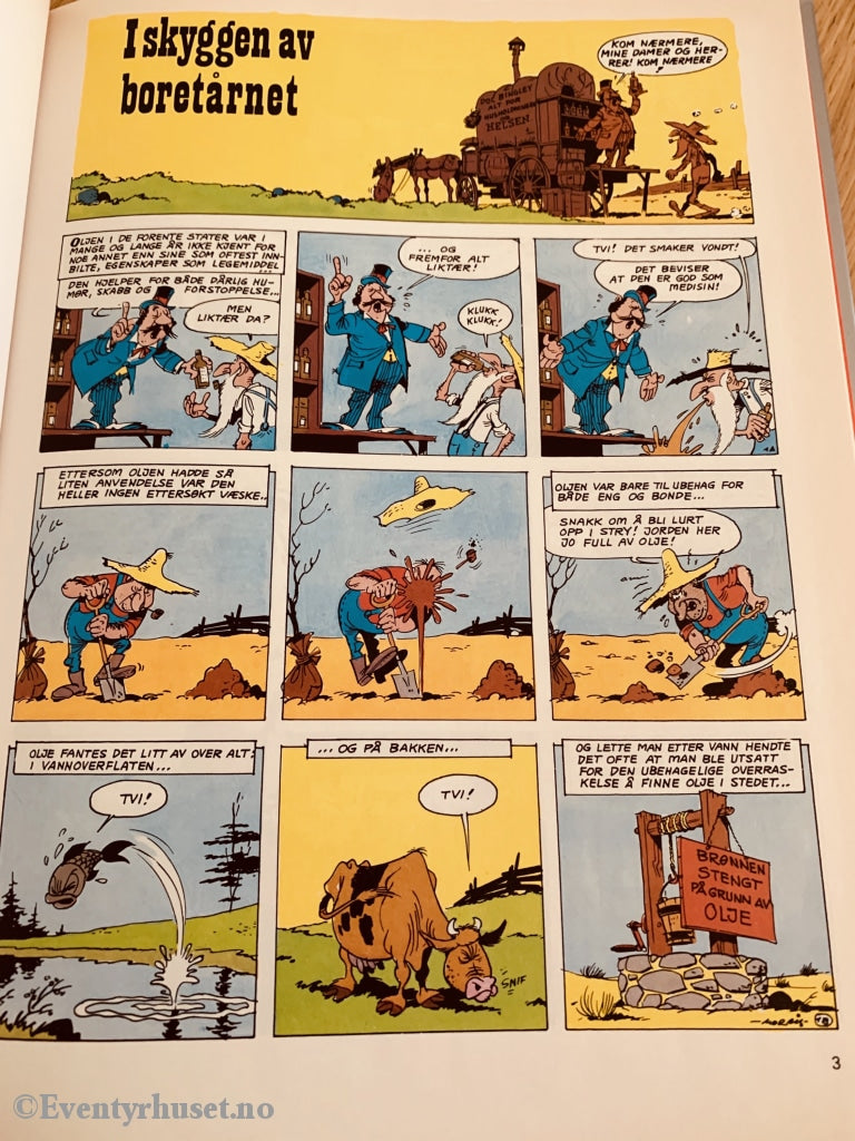 Lucky Luke - I Skyggen Av Boretårnet. 1990. Seriesamlerklubben. Seriesamlerklubben