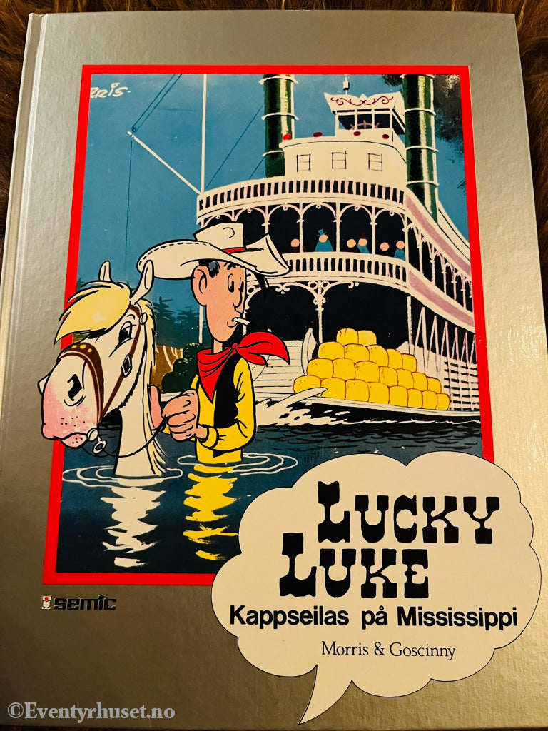 Lucky Luke - Kappseilas På Mississippi. Seriesamlerklubben. Seriesamlerklubben