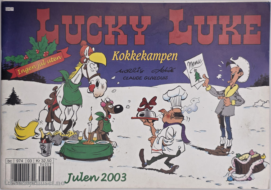 Lucky Luke: Kokkekampen. 2003. Julehefte.
