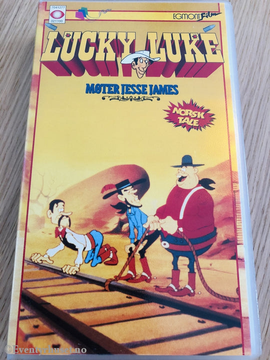 Lucky Luke Møter Jesse James. 1984. Vhs. Vhs