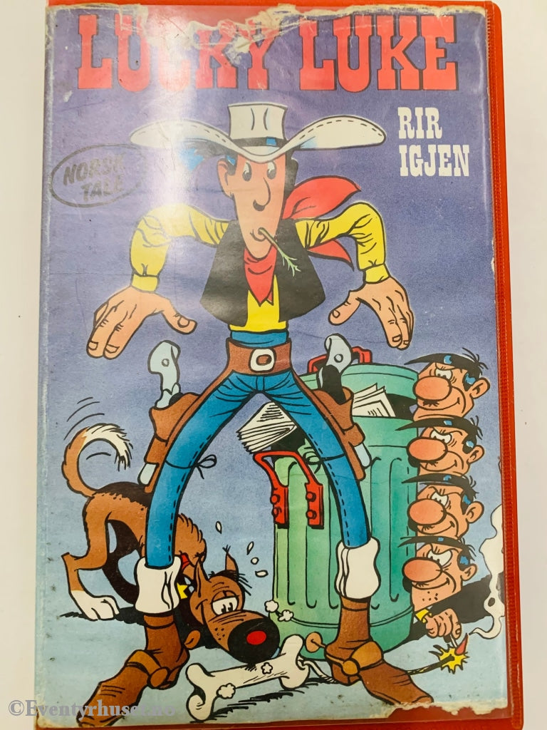 Lucky Luke Rir Igjen. 1983. Vhs Big Box.