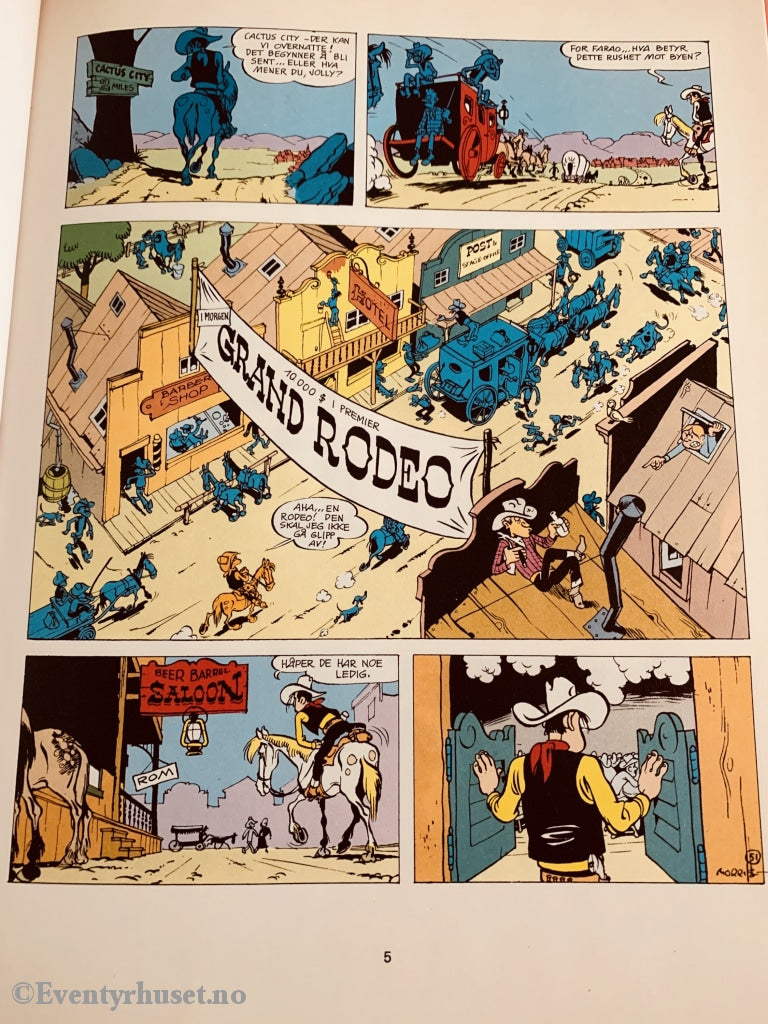 Lucky Luke - Rodeo Og Andre Historier. 1989. Seriesamlerklubben. Seriesamlerklubben