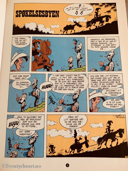 Lucky Luke - Spøkelsesbyen. 1990. Seriesamlerklubben. Seriesamlerklubben