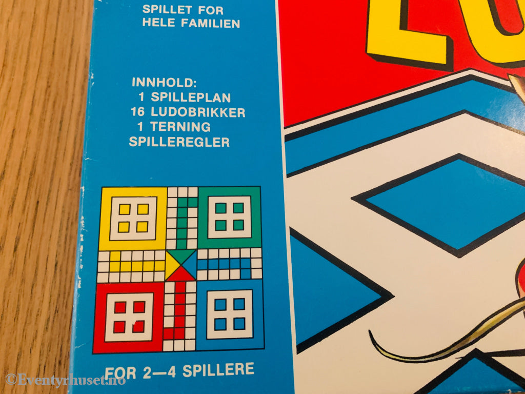 Ludo (klassisk utgave, 1990-tallet) . Brettspill.
