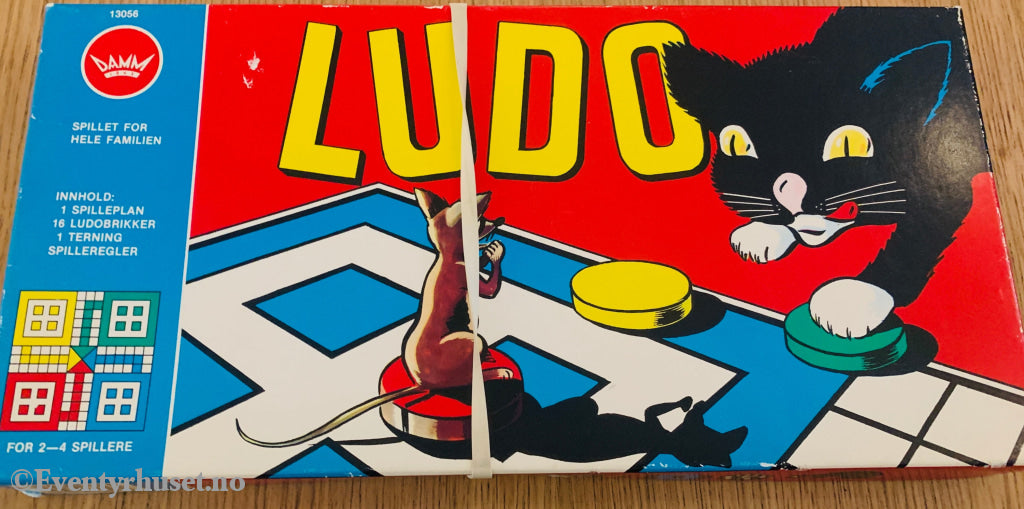 Ludo (klassisk utgave, 1990-tallet) . Brettspill.