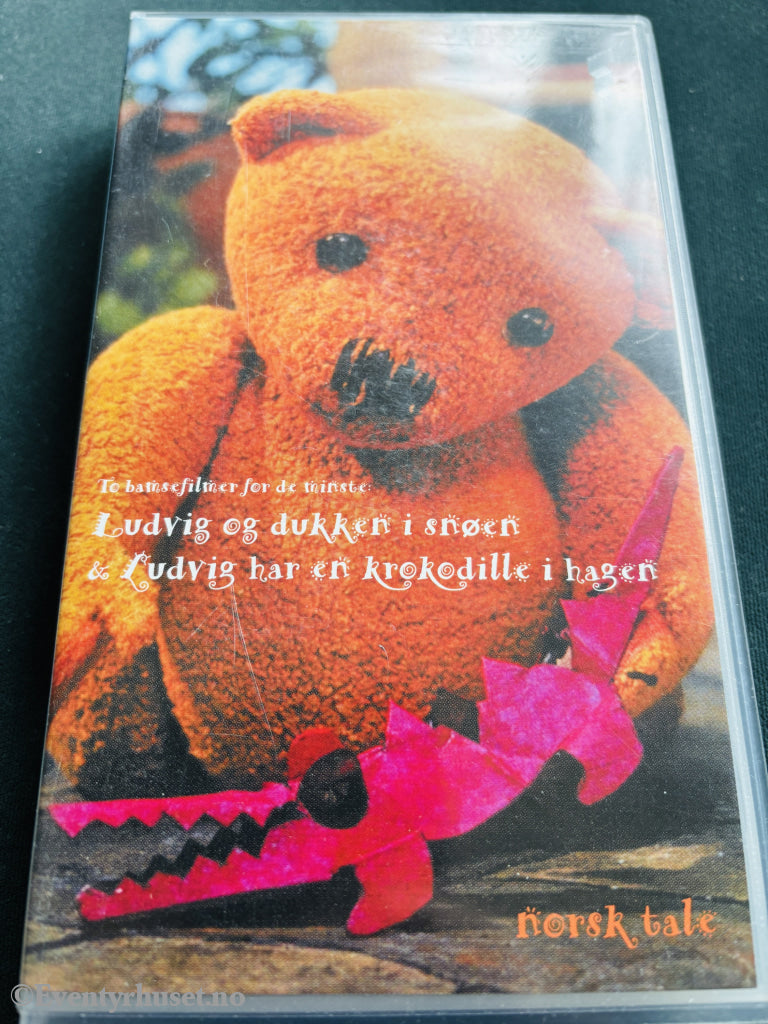 Ludvig og dukken i snøen & Ludvig har en krokodille i hagen. VHS.