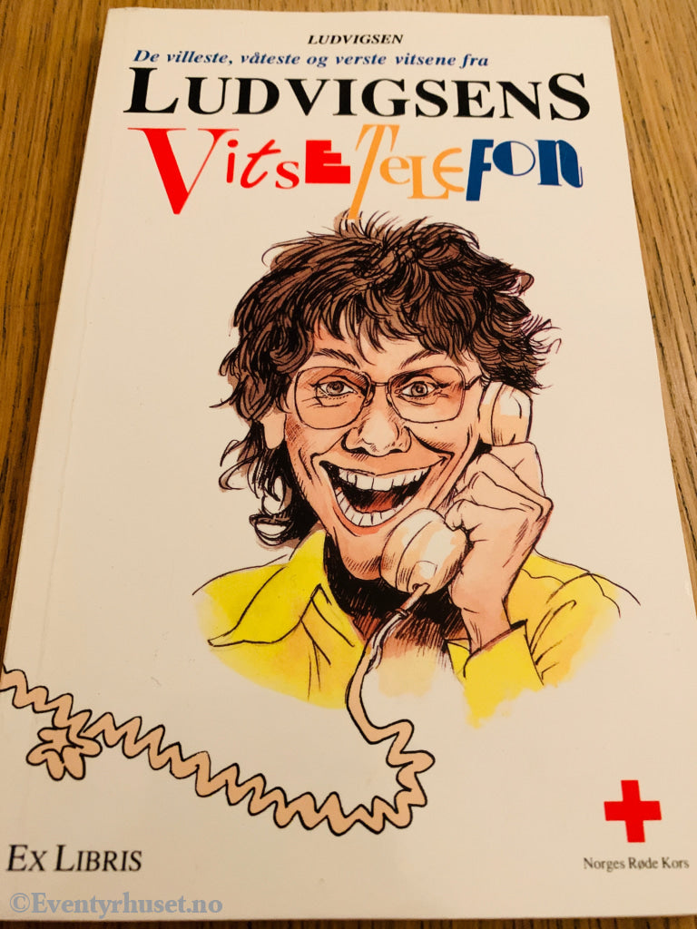 Ludvigsen. 1990-tallet. Ludvigsens Vitsetelefon. Bok.