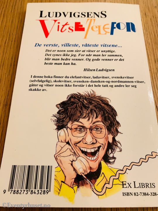 Ludvigsen. 1990-tallet. Ludvigsens Vitsetelefon. Bok.