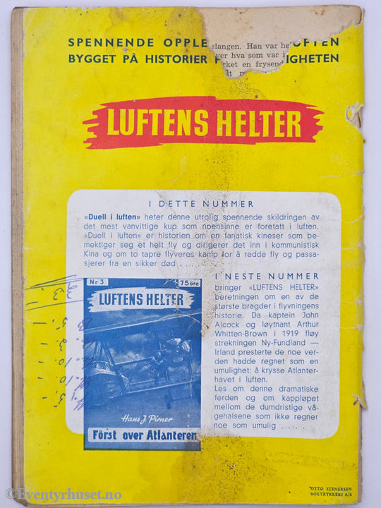 LUFTENS HELTER Nr. 2. Duell i luften . Hefte.