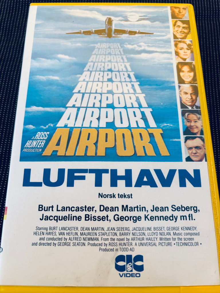 Lufthavn (Airport). 1969. VHS Big Box. VHS
