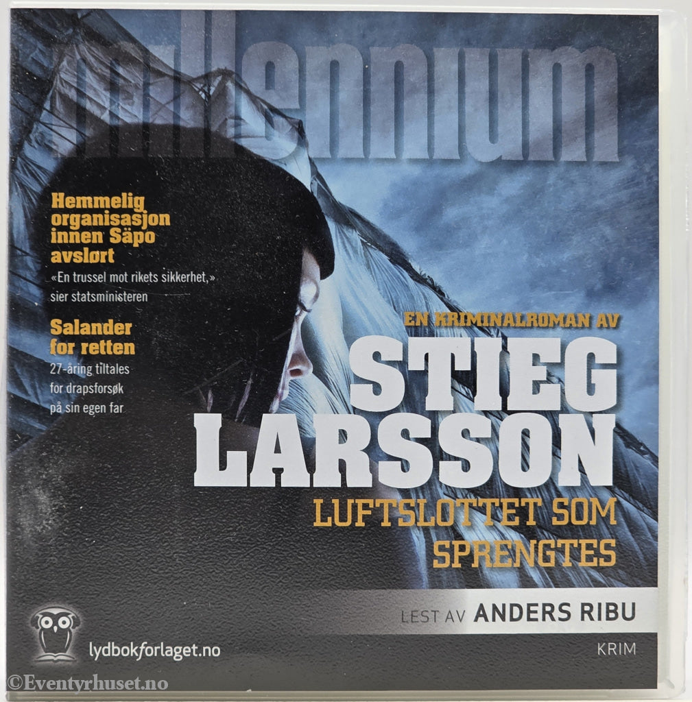 Luftslottet som sprengtes – Stieg Larsson . Lydbok på CD.