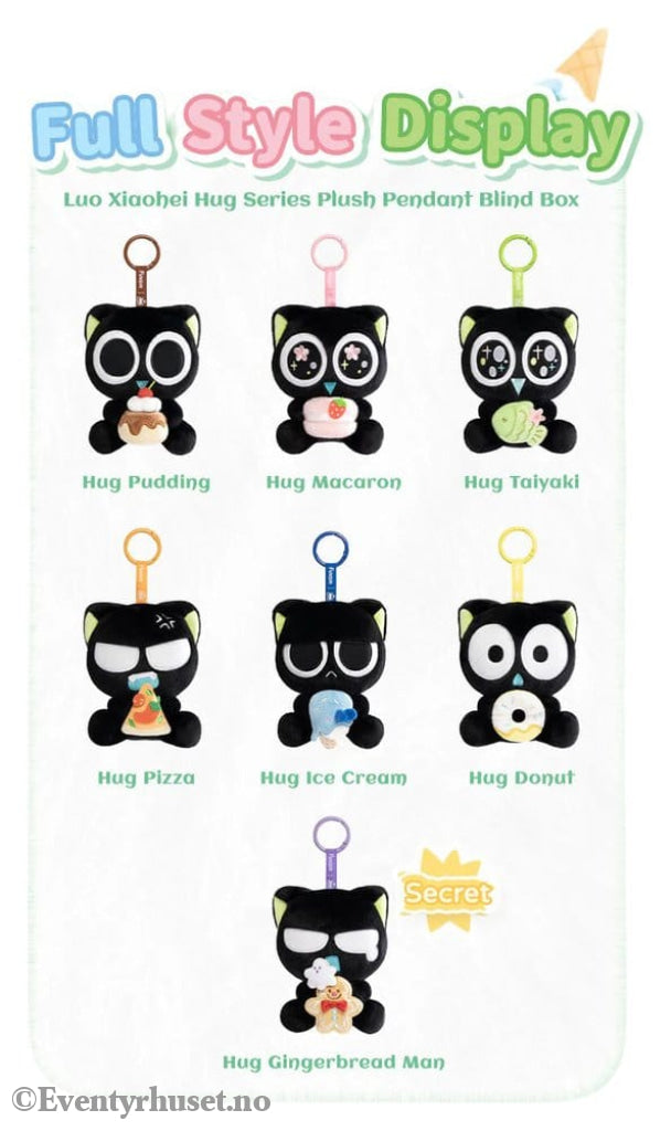 Luo Xiaohei Mini Figures Hug Plush Pendant Series 10 cm Display (6) Collectibles
