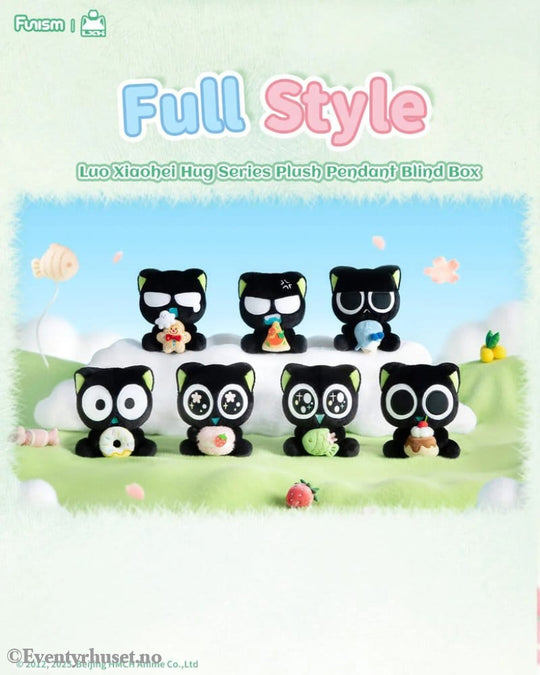 Luo Xiaohei Mini Figures Hug Plush Pendant Series 10 cm Display (6) Collectibles