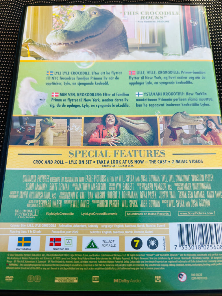 Lyle, Lyle, Crocodile. DVD.