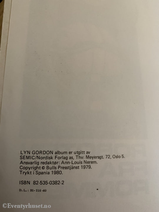 Lyn Gordon - Roboten Fra Rommet. 1980. Tegneseriealbum
