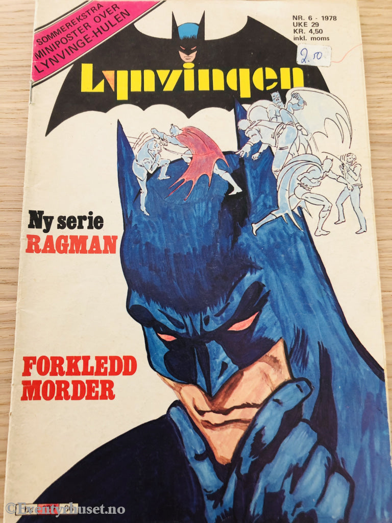 Lynvingen Nr. 6 1978. Tegneserieblad