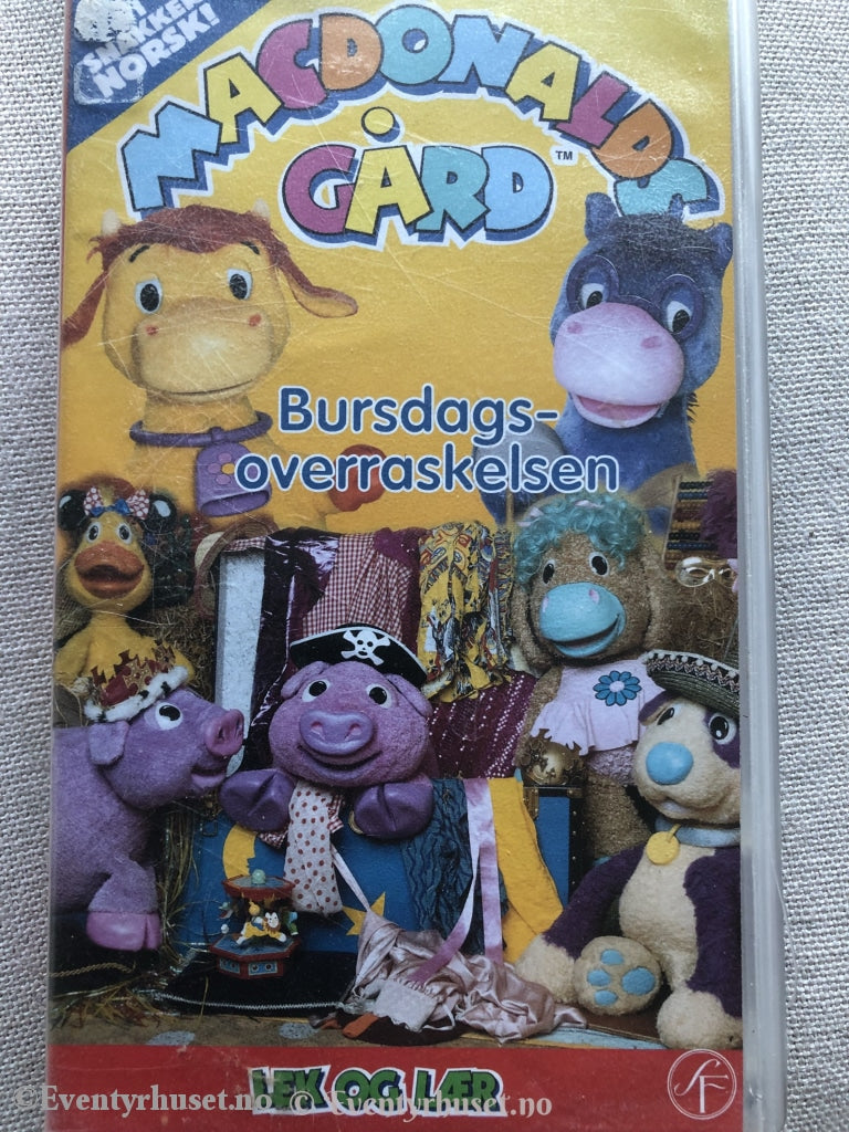 Macdonalds Gård. 2000. Vhs. Vhs