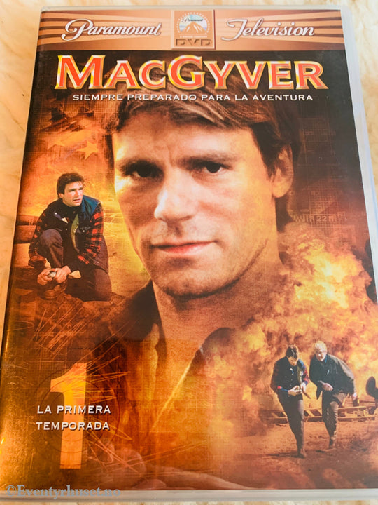 MacGyver. Sesong 1. Med original engelsk tale. DVD samleboks.