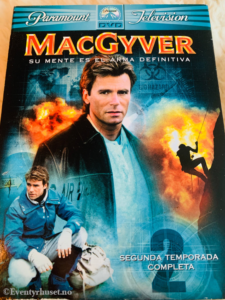 MacGyver. Sesong 2. Med original engelsk tale. DVD samleboks.