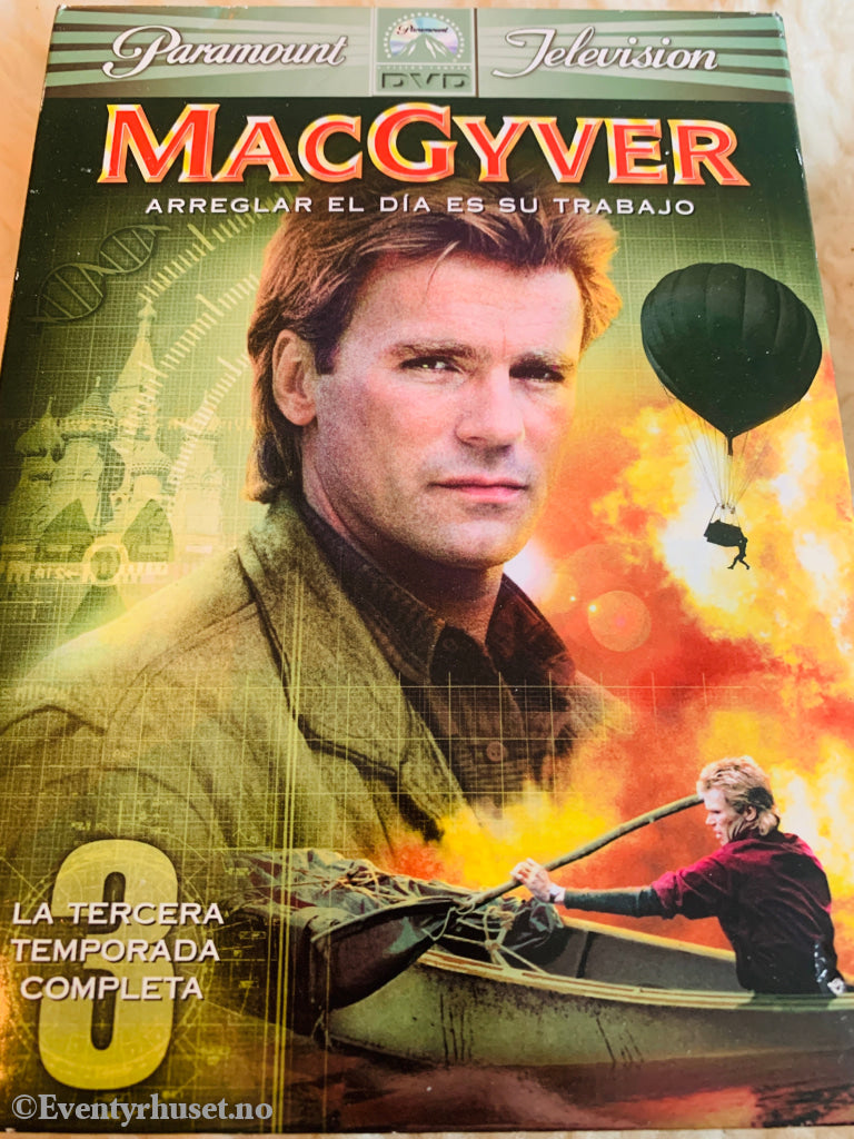 MacGyver. Sesong 3. Med original engelsk tale. DVD samleboks.