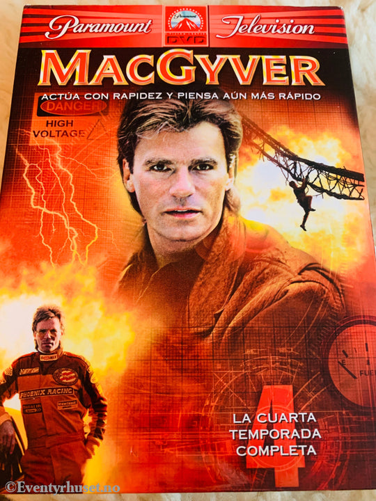 MacGyver. Sesong 4. Med original engelsk tale. DVD samleboks.