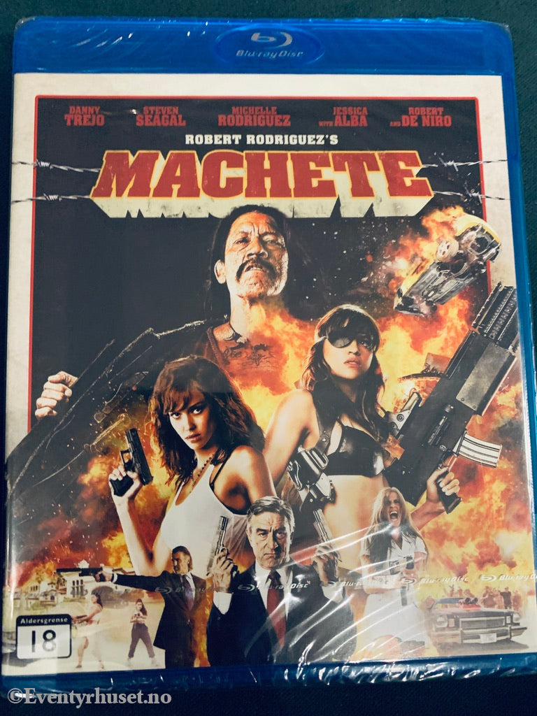 Machete. 2011. Blu-Ray Ny I Plast! Blu-Ray Disc