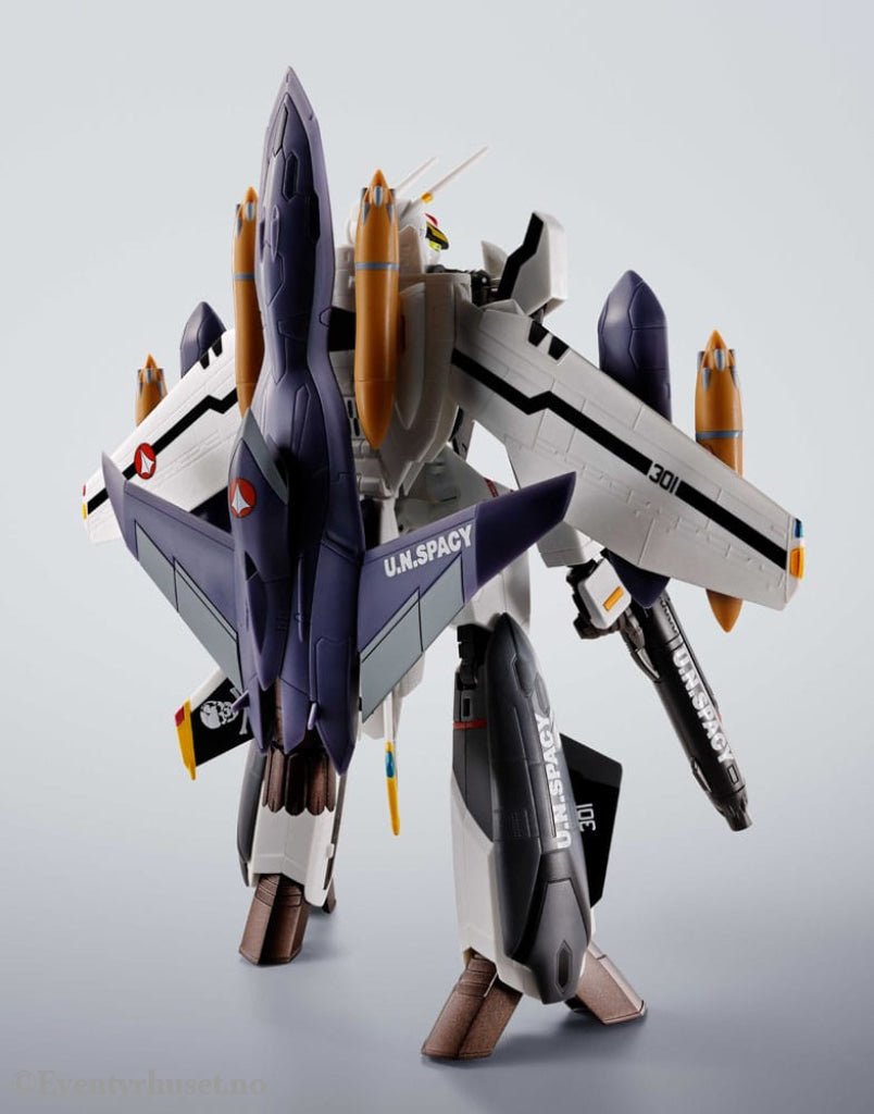 Macross 7 Hi-Metal R Action Figure VF-0S Phoenix (Roy Focker Use) & QF-2200D-B Ghost Set 14 cm Manga & Anime