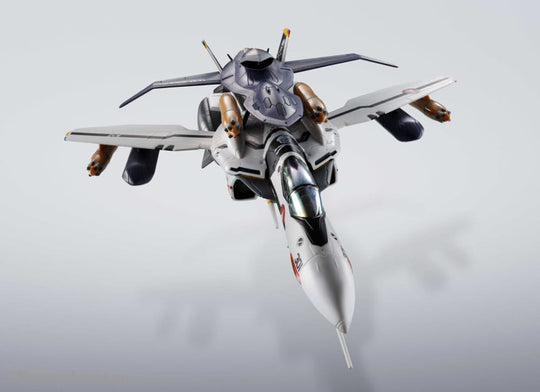 Macross 7 Hi-Metal R Action Figure VF-0S Phoenix (Roy Focker Use) & QF-2200D-B Ghost Set 14 cm Manga & Anime