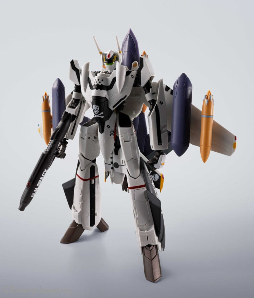 Macross 7 Hi-Metal R Action Figure VF-0S Phoenix (Roy Focker Use) & QF-2200D-B Ghost Set 14 cm Manga & Anime