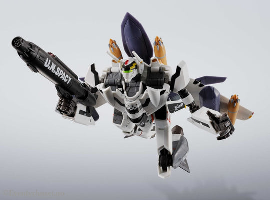 Macross 7 Hi-Metal R Action Figure VF-0S Phoenix (Roy Focker Use) & QF-2200D-B Ghost Set 14 cm Manga & Anime
