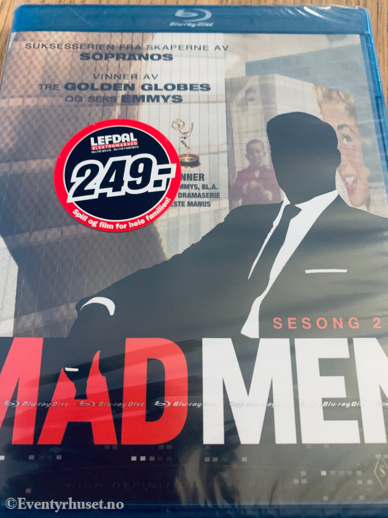 Mad Men: Sesong 2 (2008). Blu-Ray. Ny i plast!