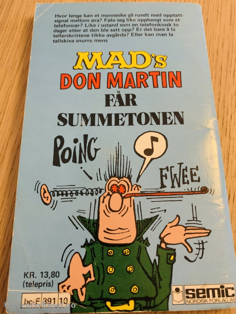 Mad Pocket Ii Nr.10 1984 (Mads Don Martin Får Summetonen). Pocketbok