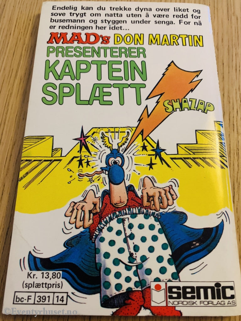 Mad Pocket Ii Nr.14 1985 (Don Martin Fra Mad Presenterer Kaptein Splætt). Pocketbok