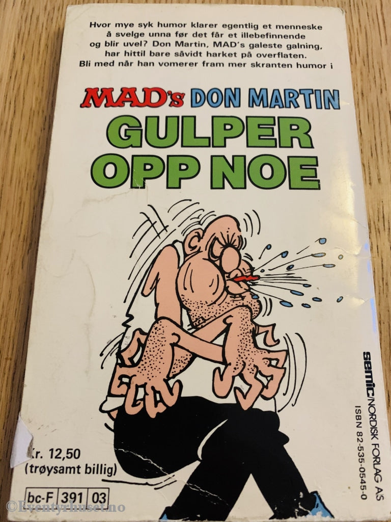 Mad Pocket Ii Nr.3 1982 (Mads Don Martin Gulper Opp Noe). Pocketbok