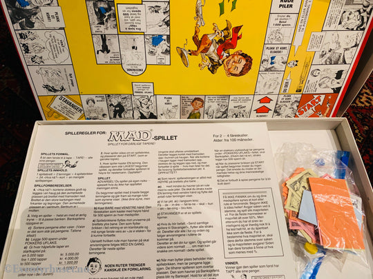MAD - Spillet for dårlige tapere (1980-tallet) . Brettspill.
