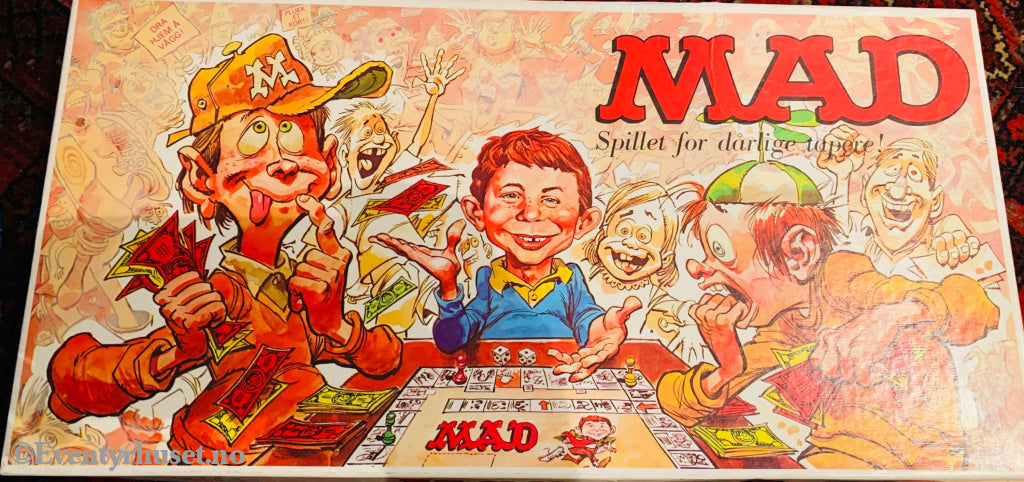 MAD - Spillet for dårlige tapere (1980-tallet) . Brettspill.