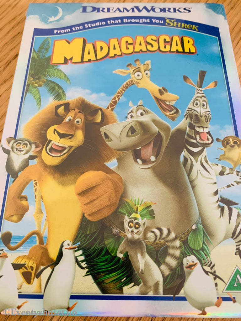 Madagascar . 2005 . DVD. Ny i plast!