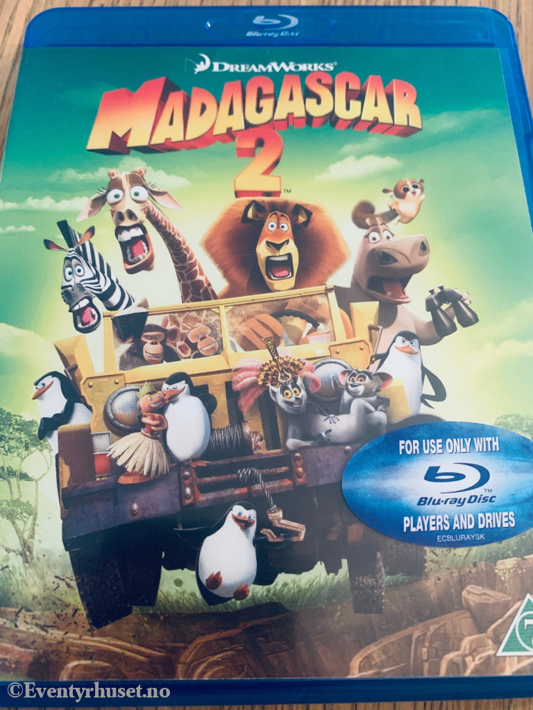 Madagaskar 2 (2008). Blu-Ray.